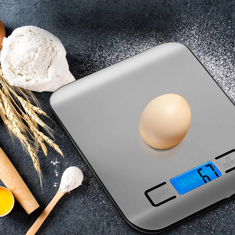 Balanza Electrónica de Cocina en Acero Inoxidable