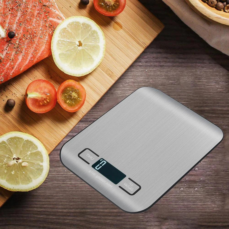 Balanza Electrónica de Cocina en Acero Inoxidable